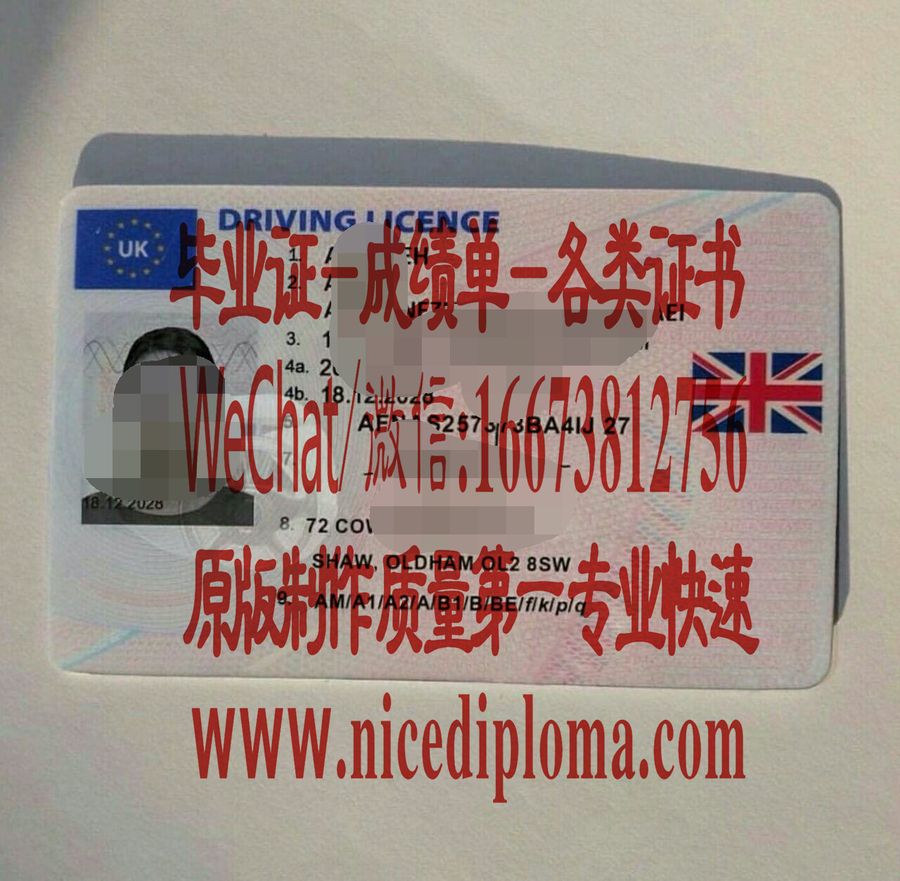 原版定制英国驾驶执照