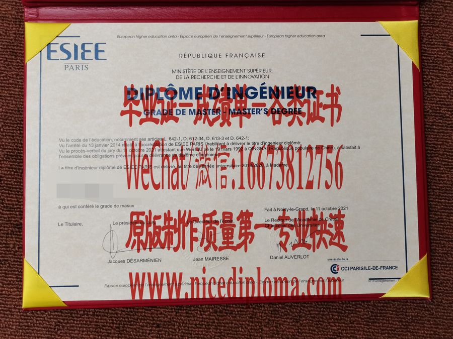 哪里能办巴黎高等电子与电工技术工程师学院文凭学位